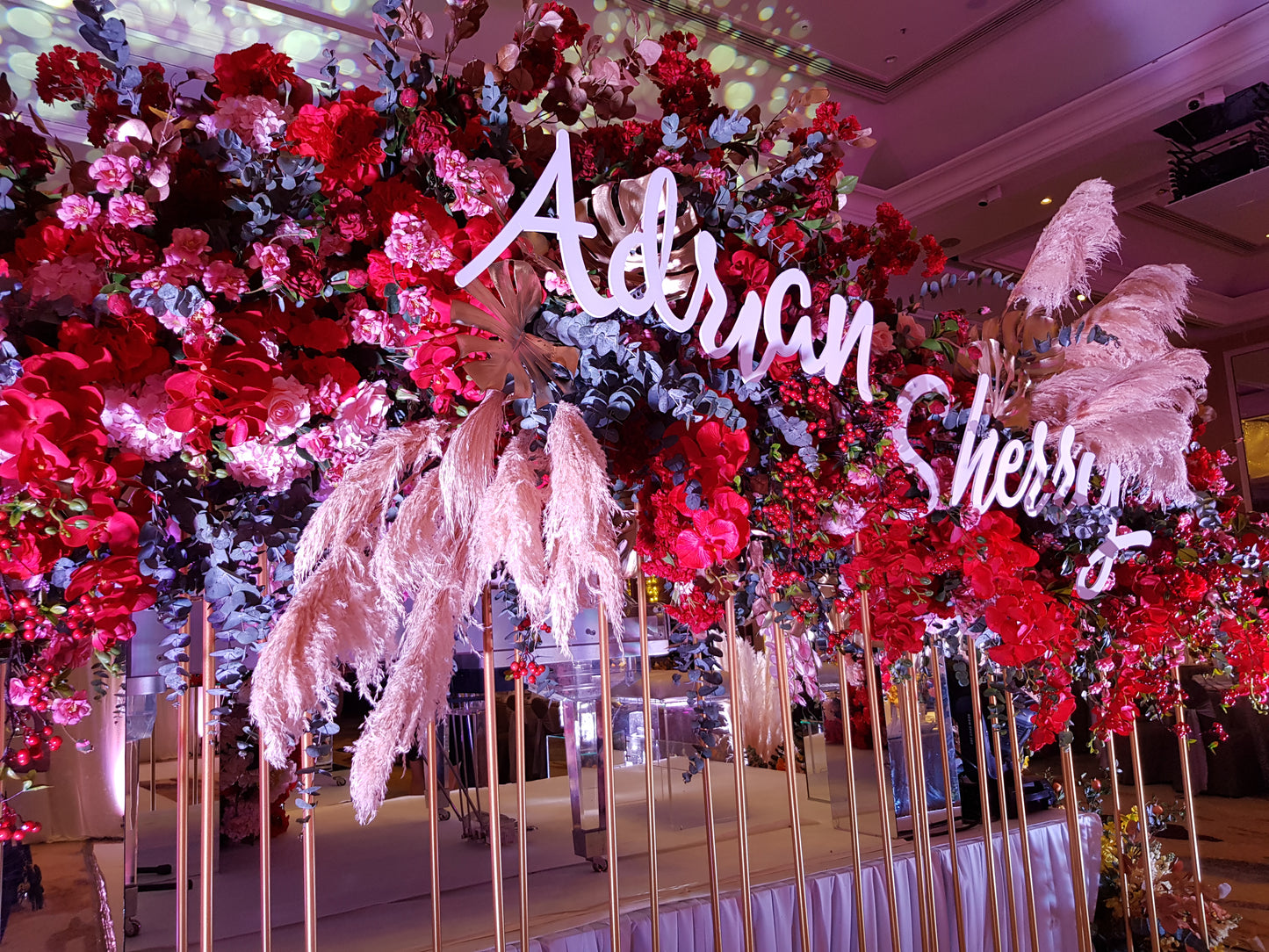 Adrian & Sherry (decor entry at)