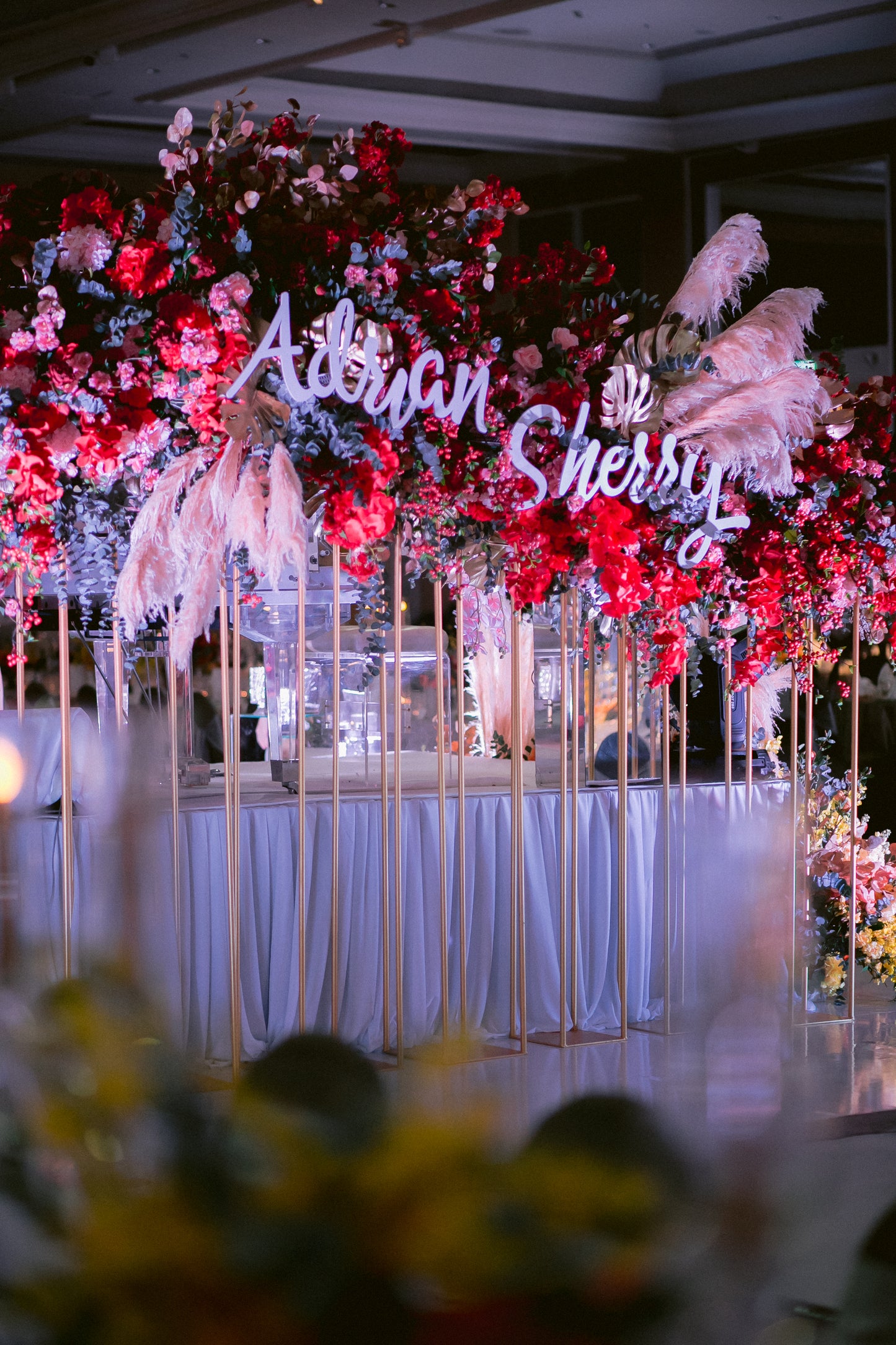 Adrian & Sherry (decor entry at)