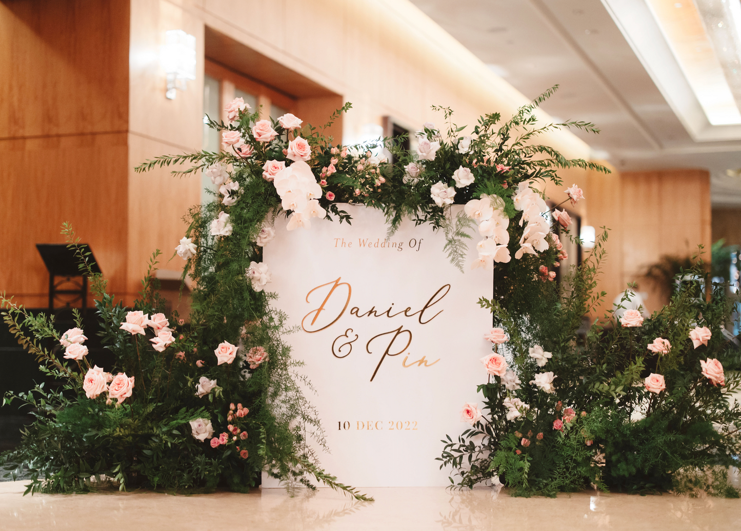 Danial & Ee Pin (decor entry from)
