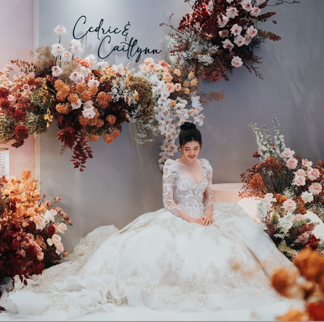 Cedric & Caitlyn (decor starts from)