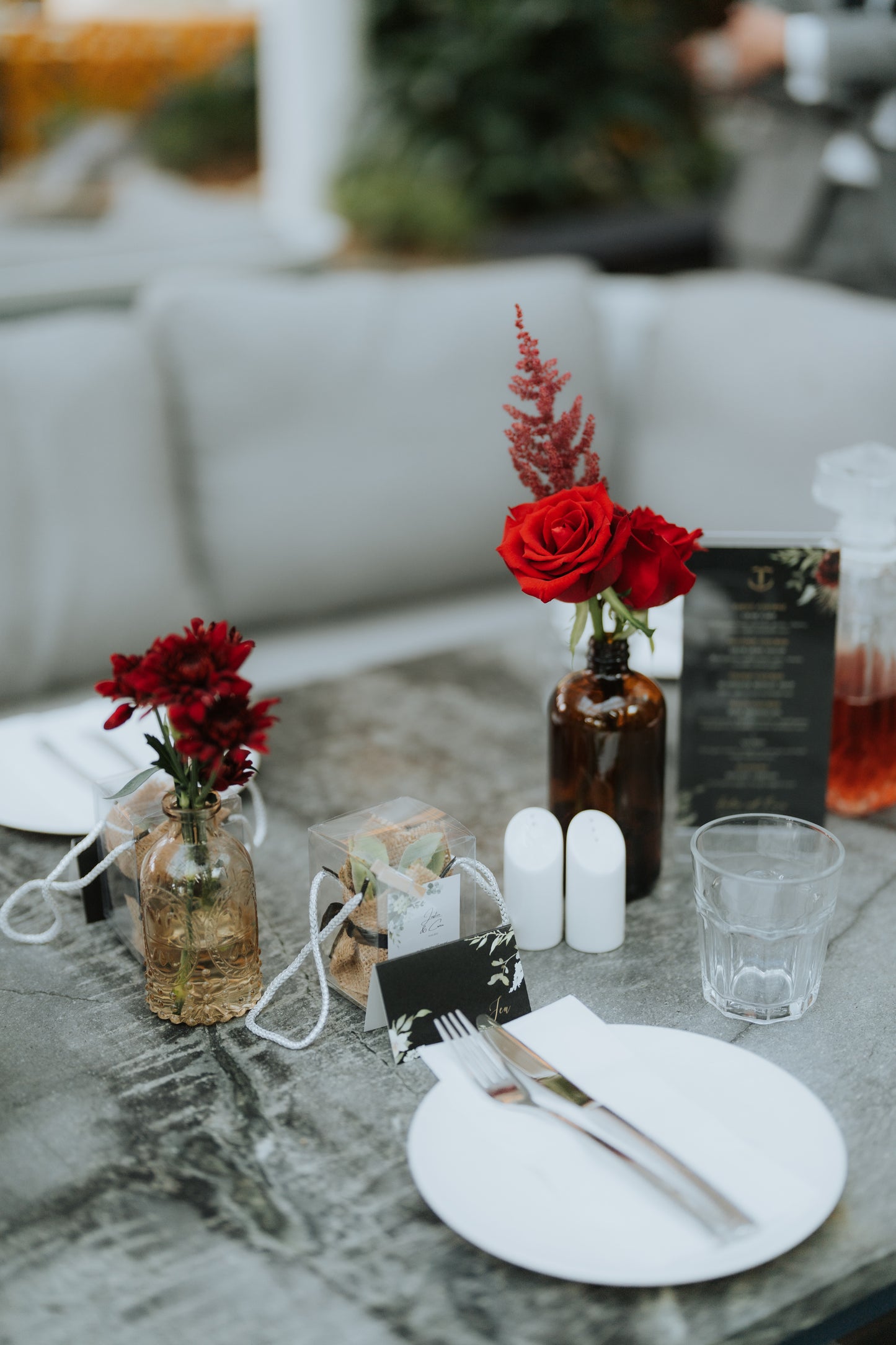 Justin & Cwen (decor entry from)