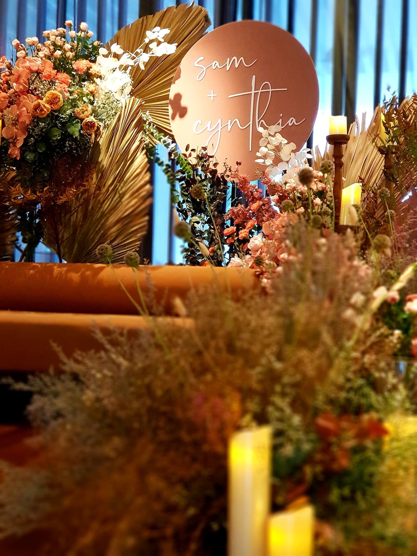 Sam & Cynthia (decor entry from)