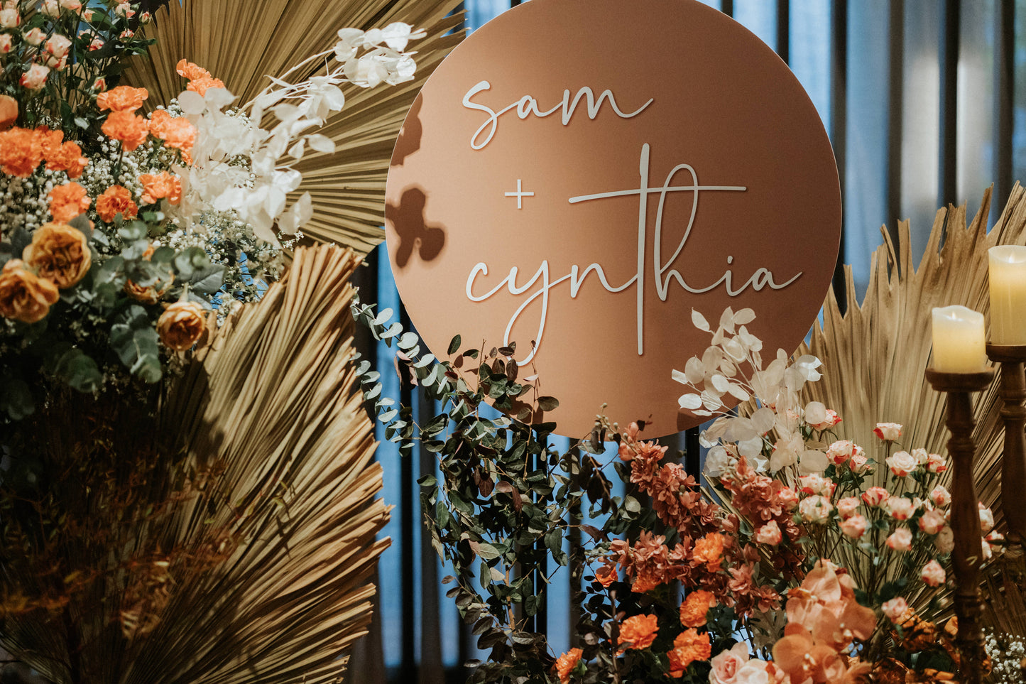 Sam & Cynthia (decor entry from)