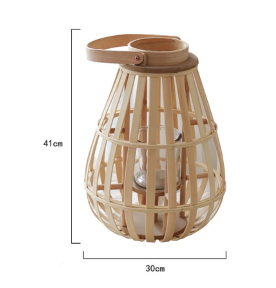 Bamboo Flower Vase Lanterns