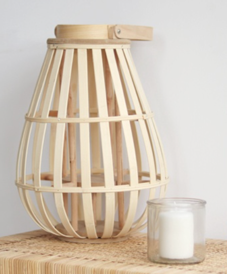 Bamboo Flower Vase Lanterns