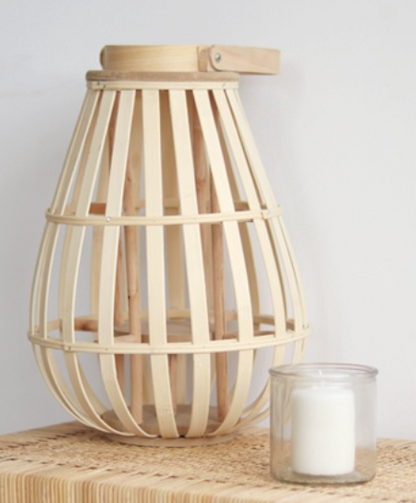 Bamboo Flower Vase Lanterns