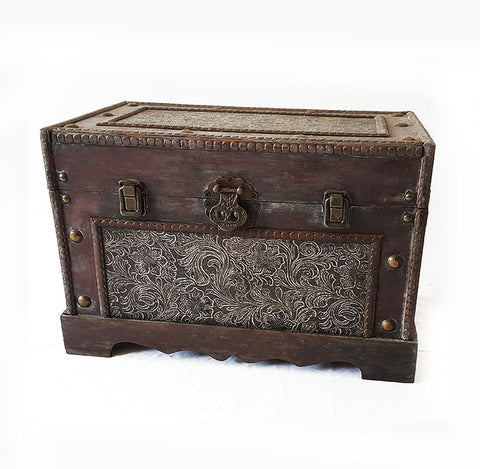 Antique Patterned Chest Box