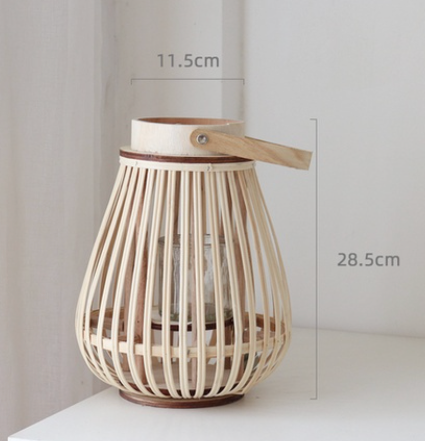 Bamboo Flower Vase Lanterns