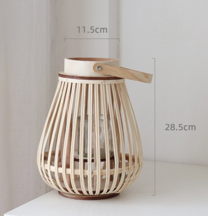 Bamboo Flower Vase Lanterns