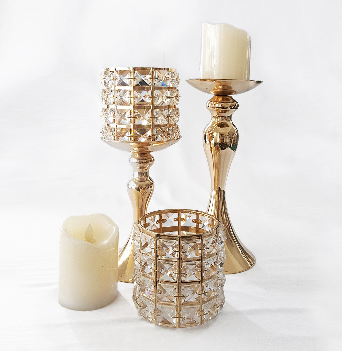 Gold Candle Holder