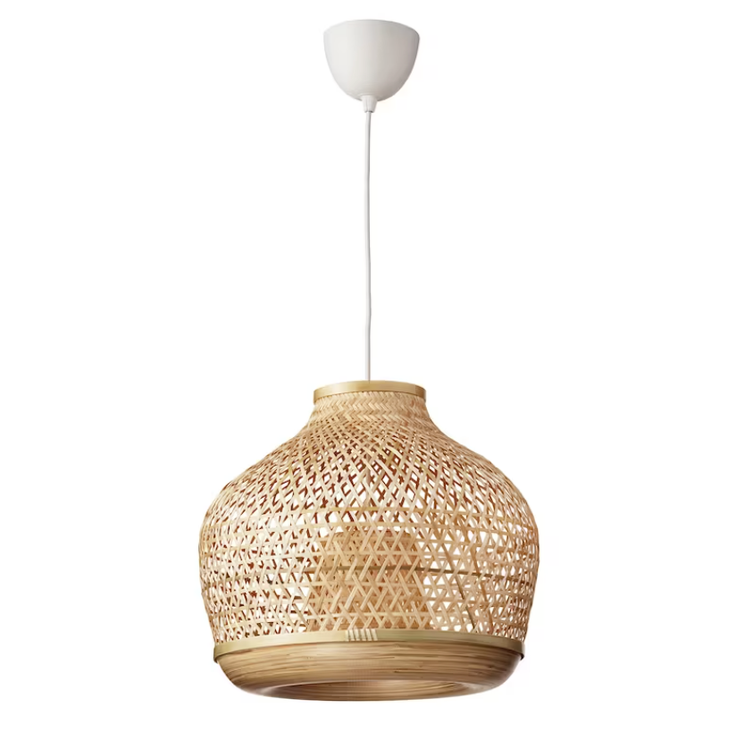 Bamboo lamp cover