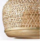 Bamboo lamp cover