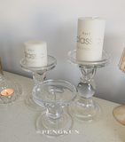 Glass Candle Holder