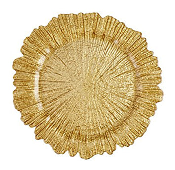 Gold Reef Charger Plate