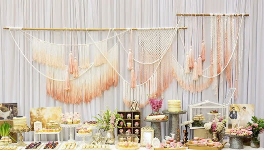 Pink Ombre Macrame