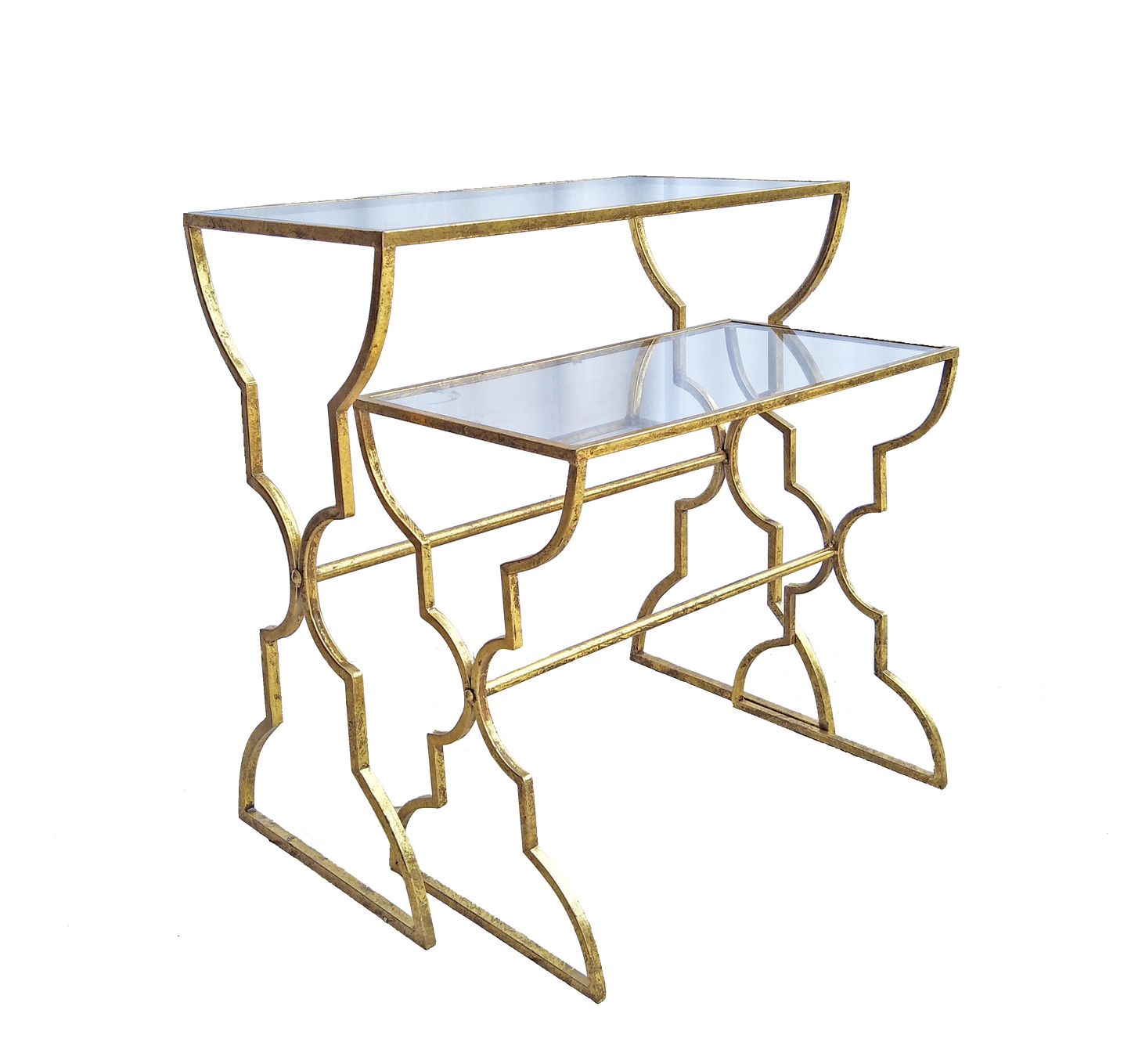 Gold Frame Side Table