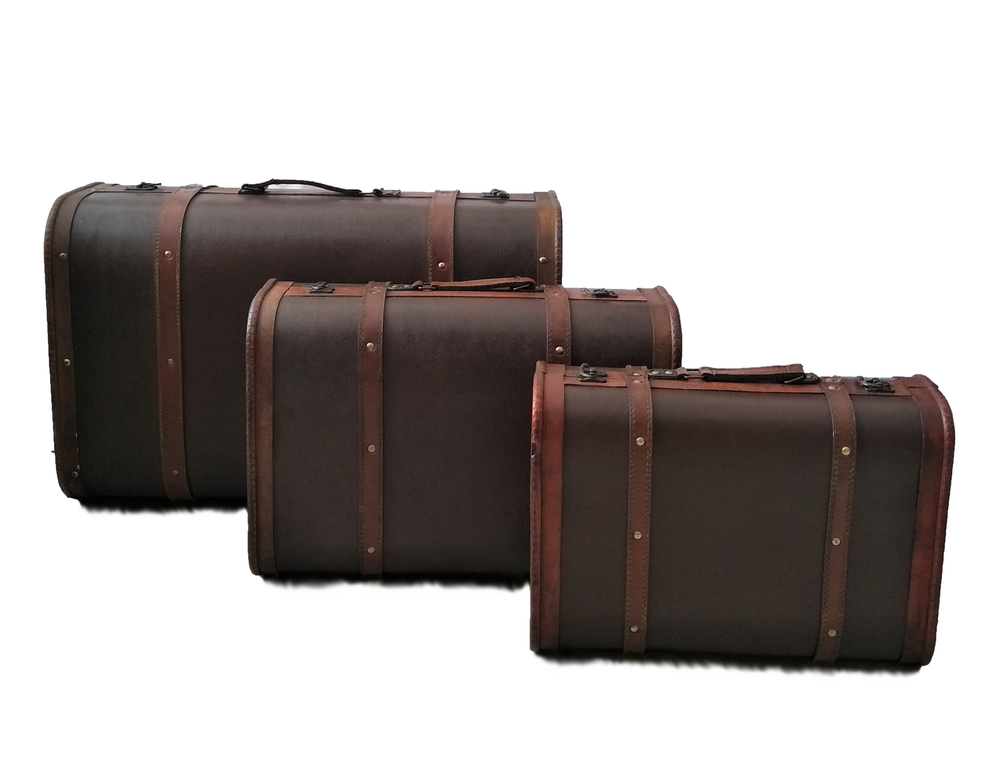 Brown Suitcase Set