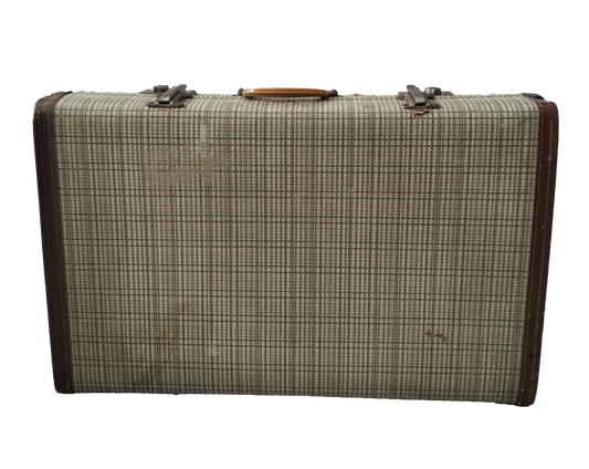 Plaid Vintage Suitcase