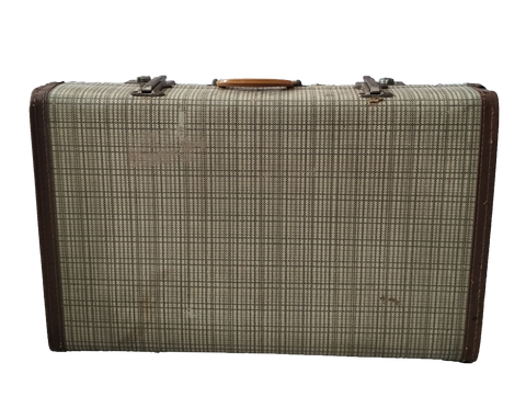 Plaid Vintage Suitcase