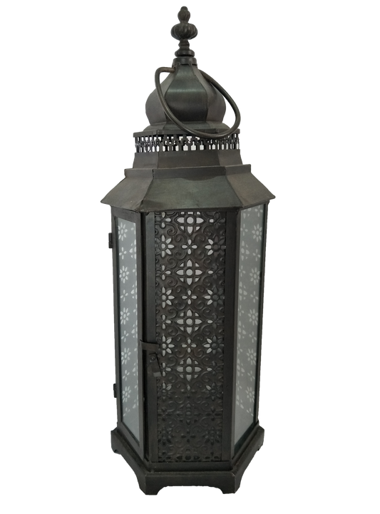 Dark Brown Moroccan Lantern