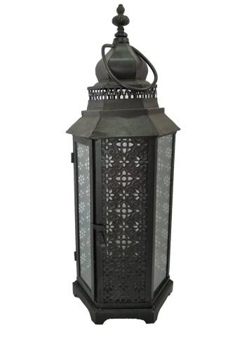 Dark Brown Moroccan Lantern