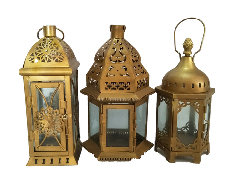 Mini Gold Lanterns