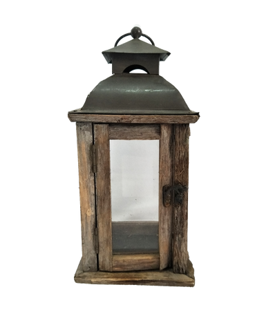Rustic Wood Lantern