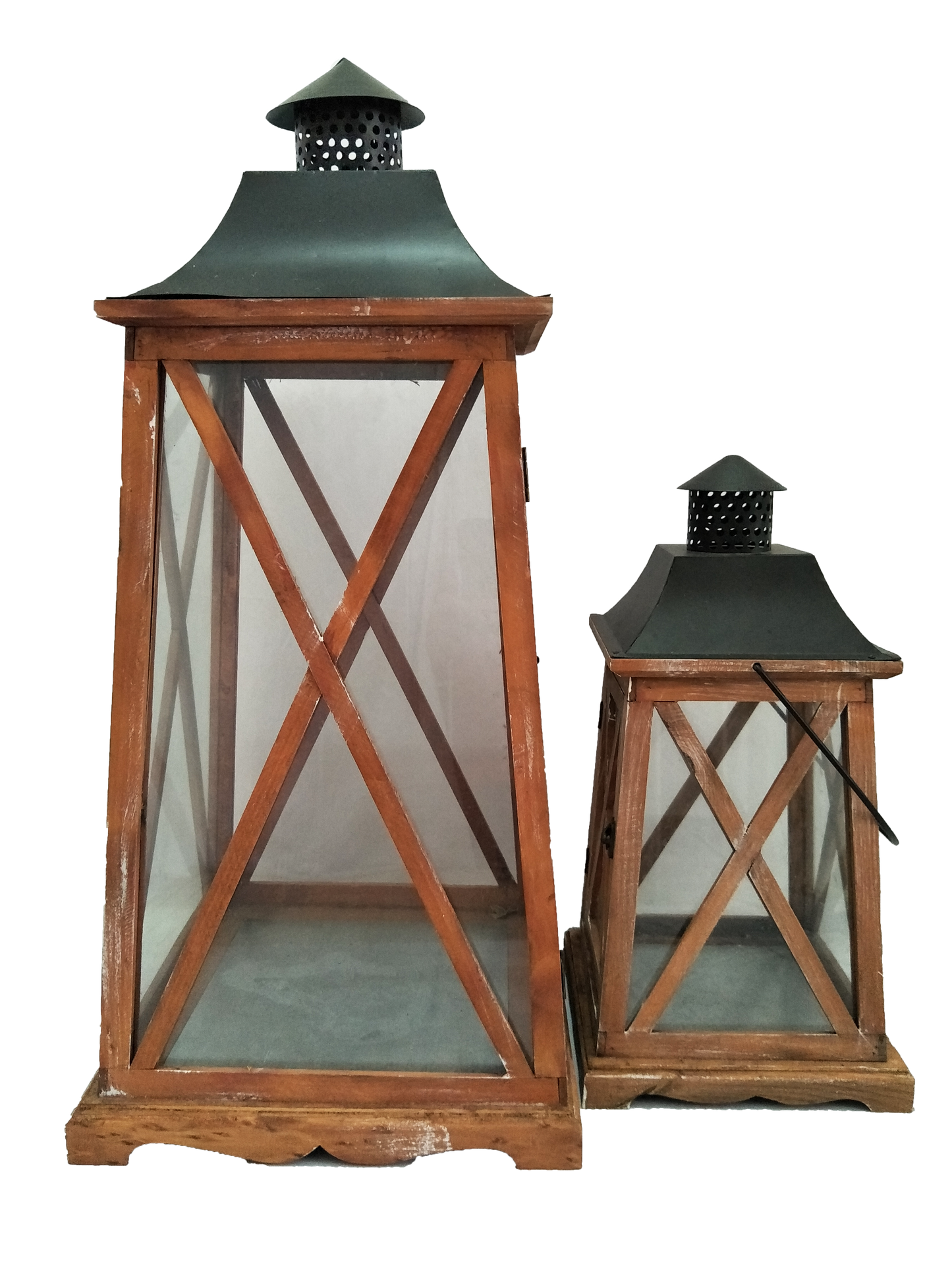Wooden Frame Lantern