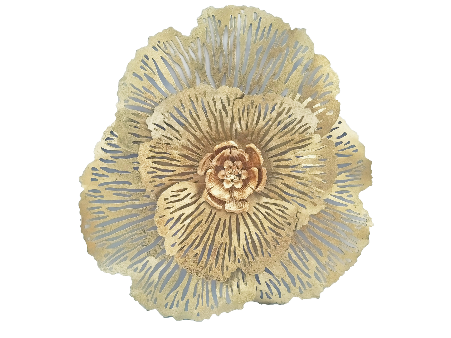 Gold Metal Flower