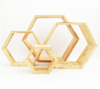 Wooden Hexagon Frames