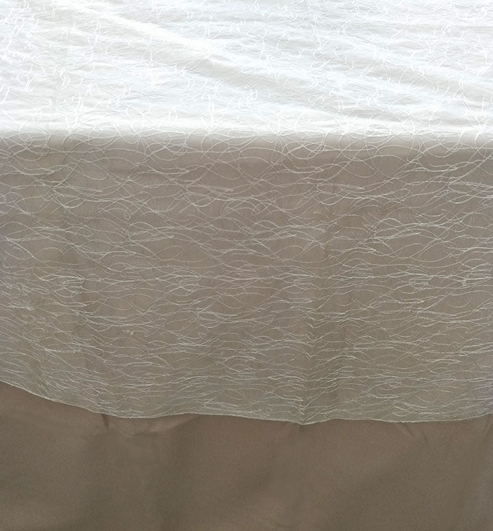 Textured Table Cloth Overlay