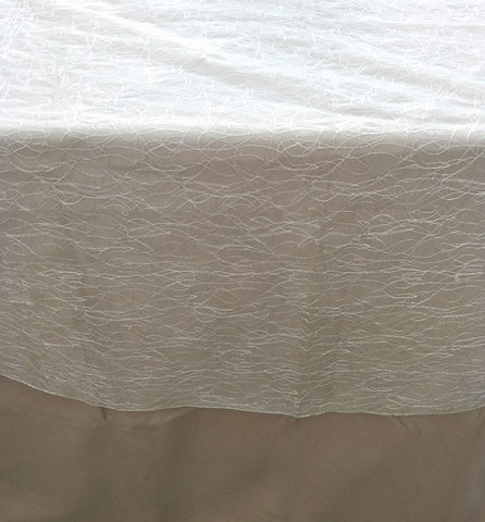 Textured Table Cloth Overlay