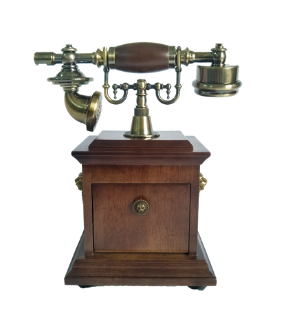 Brown Vintage Telephone