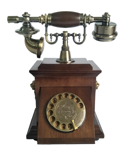Brown Vintage Telephone