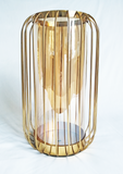 Gold Cage Lantern