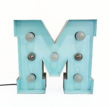 Metal 'M' Marquee