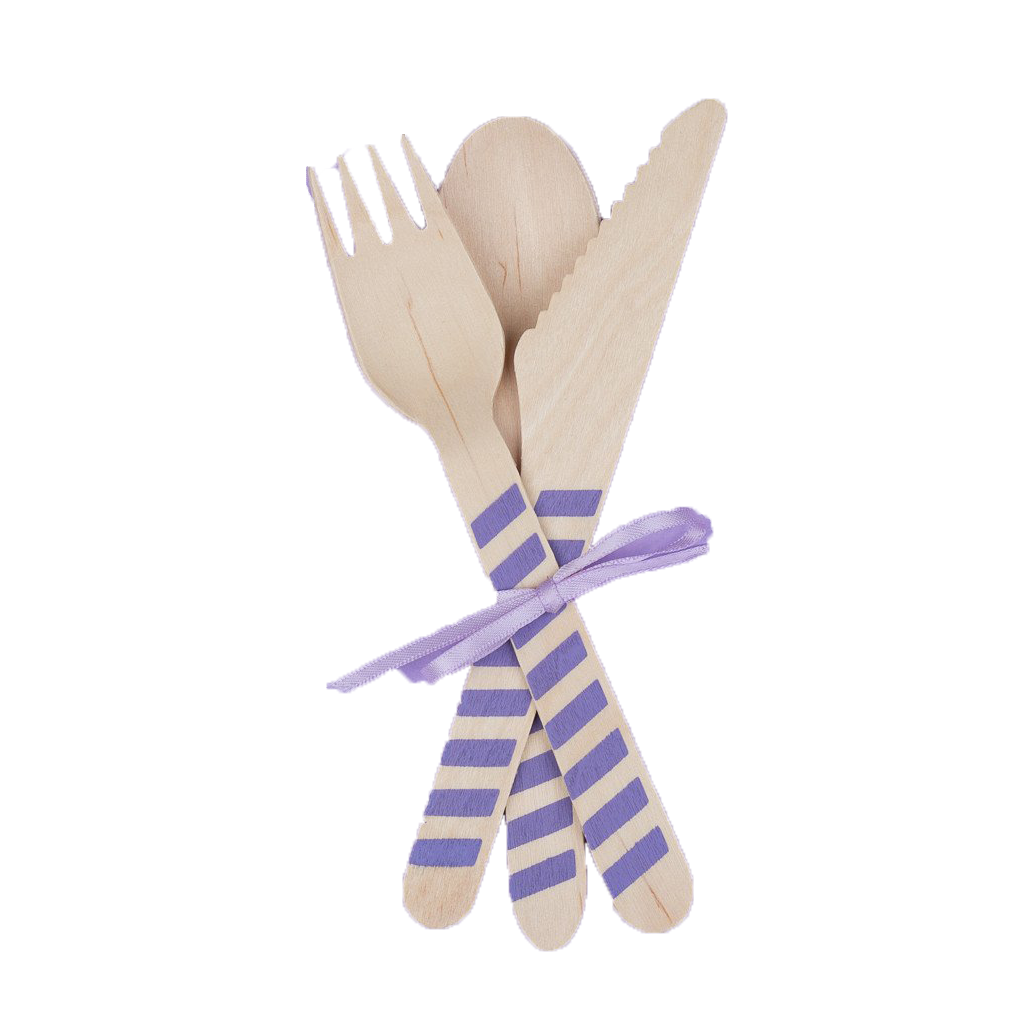 Lilac Spoon Wooden Cutlery