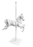 White Carousel Horse