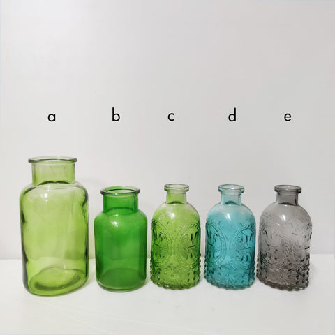 Colour Glass Bottles