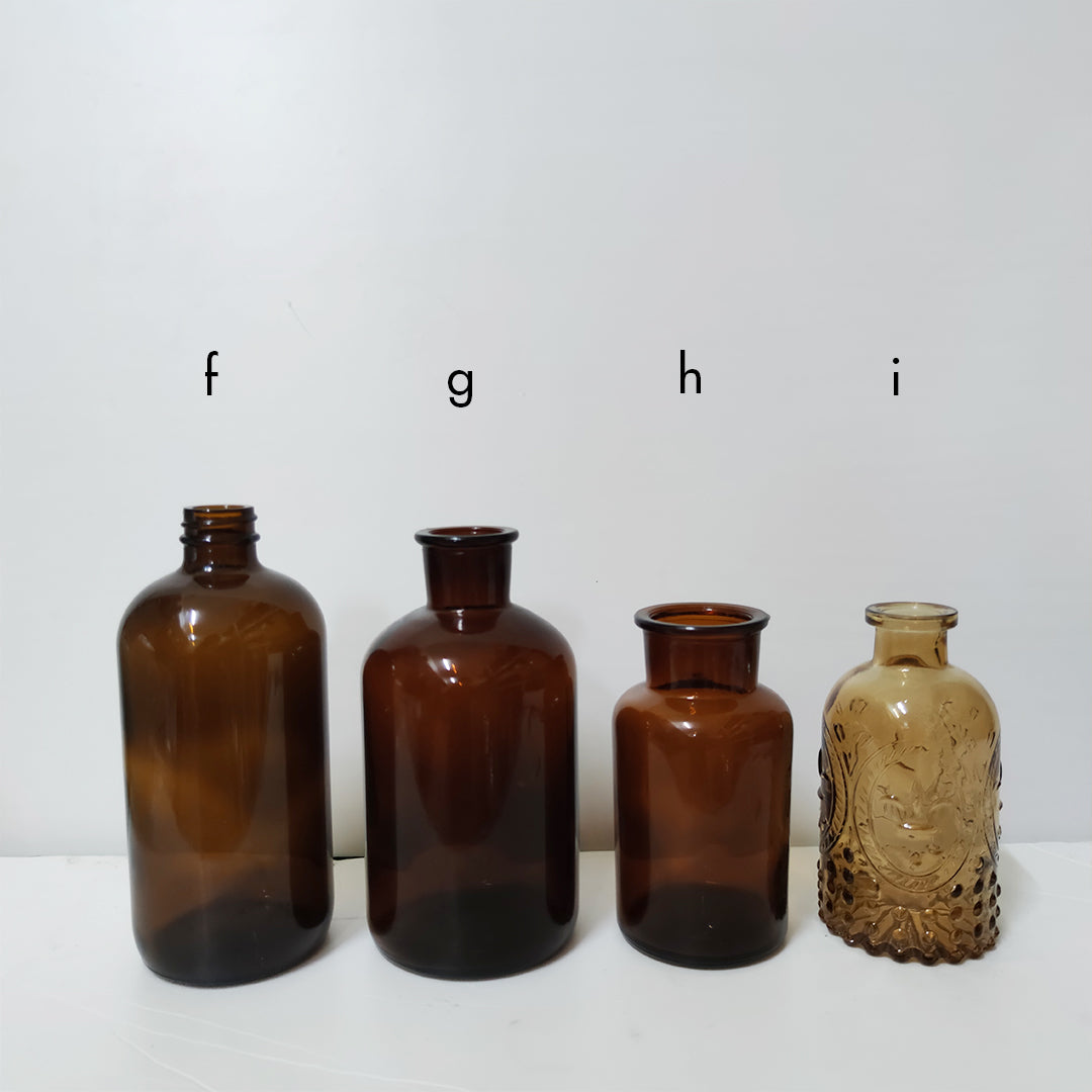 Colour Glass Bottles