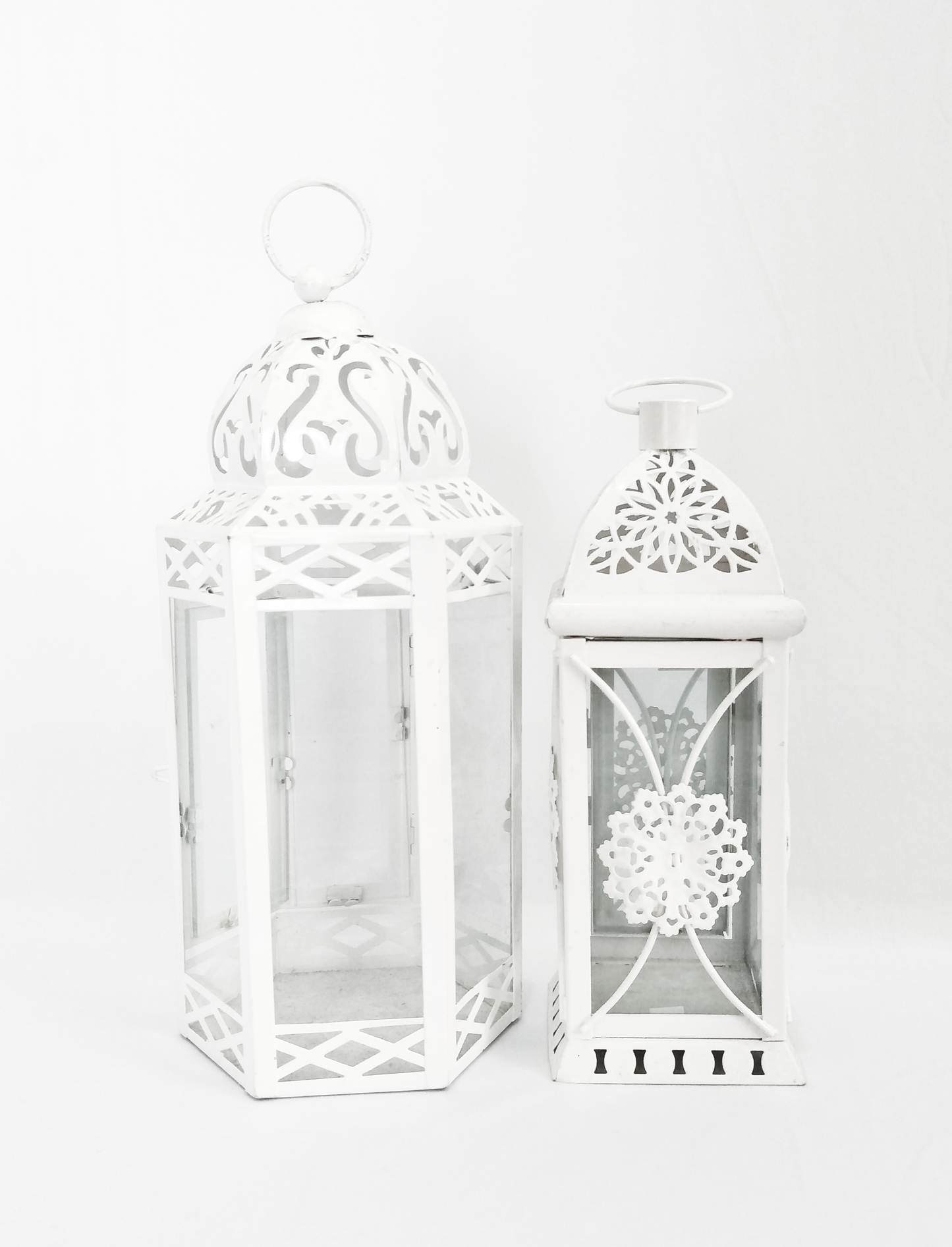 White Moroccan Lantern