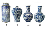 Blue Porcelain Vases