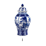 Blue Porcelain Vases