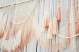 Pink Ombre Macrame