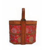 Red Patterned Basket