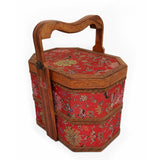 Red Patterned Basket