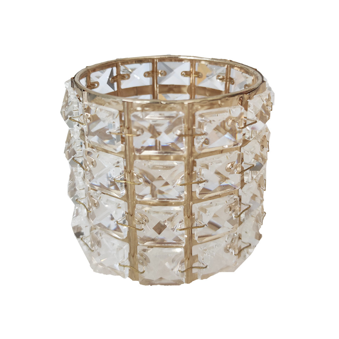 Gold Crystal Vase