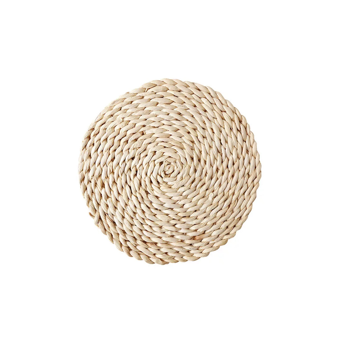 Round Straw Woven Placemat