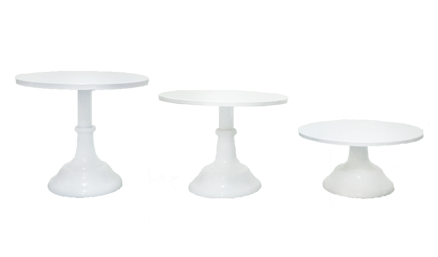 White Metal Cake Stand