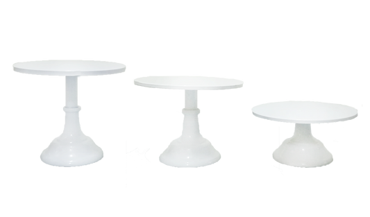 White Metal Cake Stand